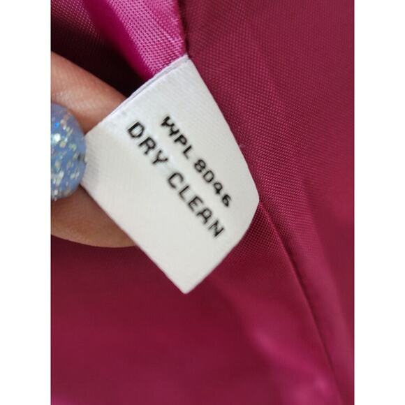 Style & Co. Women's Purple Polyester Double Breasted Buttons Front Fitted Coat M - Picture 11 of 12